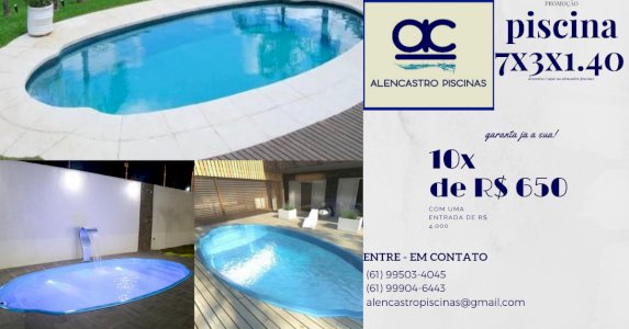 PISCINA DE FIBRA 7X3.40