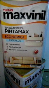 tinta 18L maxvinil econômica na Cuiabá tintas - Loja no Cpa e Cristo rei