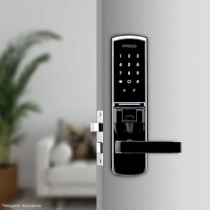 Fechadura Digital Biométrica Fde-201 Pado Preto