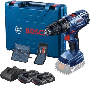 Parafusadeira Furadeira Gsb 180-Li 18V com 2Baterias+1Carregador+1Maleta