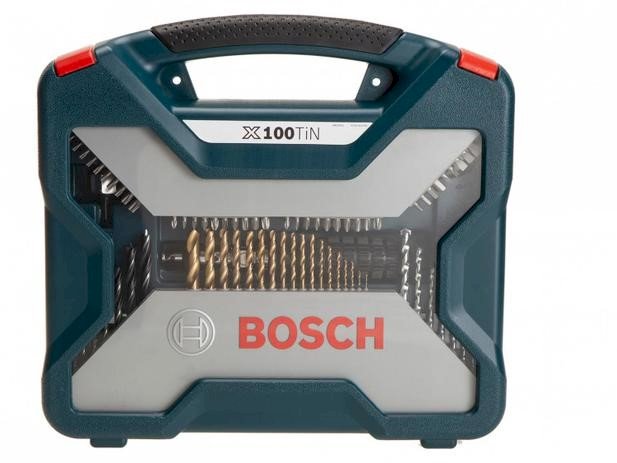 Kit Ferramentas Bosch 100 Peças X-Line - com Maleta